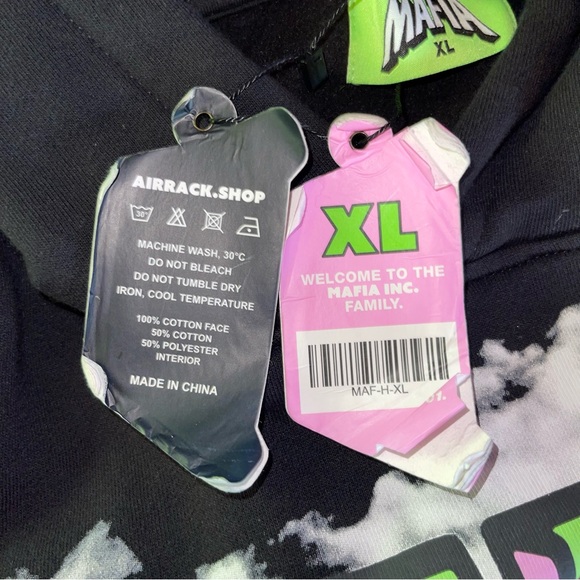 NWT Mafia × Streetwear Sold Out Airrack Mafia Inc. Graphic Pullover Size XL - Picture 7 of 8